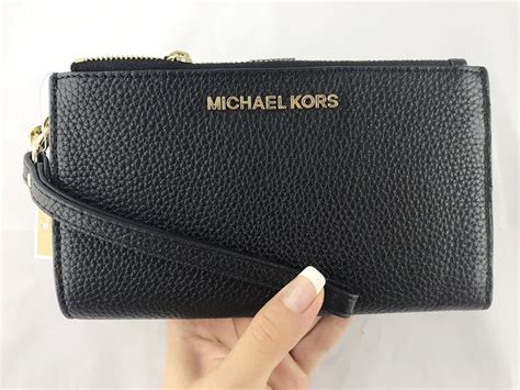 michael kors jet set wallet pouch|michael kors wallet double zip.